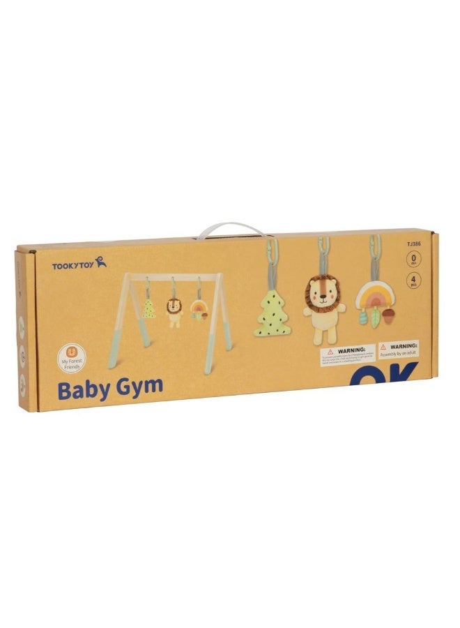 Tooky Toy My Forest Friends Lion Baby Gym - Image 2